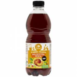 Té sabor melocotón zero Carrefour Classic ́ botella 1 l.