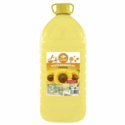 Aceite de girasol para freír Carrefour garrafa 5 l.