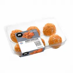 Bocado de vacuno bomba de carrillada empanada
