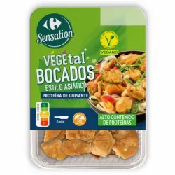 Bocados Vegetal estilo Asiático Carrefour Sensation sin gluten 180 g.