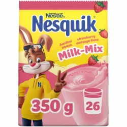 Cacao soluble instantáneo sabor fresa Nestlé Nesquik 350 g.