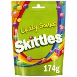 Caramelos masticables ácidos Skittles 174 g.