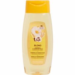 Champú camomila trigo cabello rubio Carrefour Soft 400 ml.