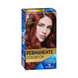 Coloración permanente 8.6 rojo intenso Deliplus Caja 1 ud