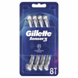 Maquinillas desechables Sensor3 Gillette 8 ud.