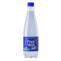 Agua mineral con gas Font Vella 50 cl.