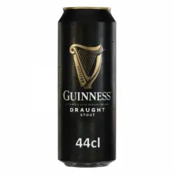 Cerveza Guinness Draught irlandesa negra lata 44 cl.