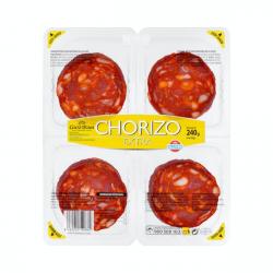 Chorizo extra Hacendado lonchas 4 paquetes X 0.06 kg