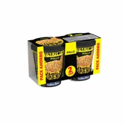 Fideos orientales de pollo Yatekomo Yakisoba Gallina Blanca pack de 2 unidades de 93 g.