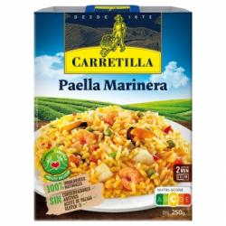 Paella marinera Carretilla sin gluten sin aceite de palma 250 g.