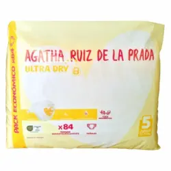 Pañales Agatha Ruiz de la Prada Ultra Dry Talla 5 (12-20 kg) 84 ud.