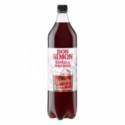Tinto de verano clásico sin alcohol Don Simón botella 1,5 l.