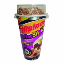 Bebida de café y cacao 200 ml. + topping 10 g. Filipinos