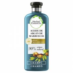 Champú reparación con aceite de argán bío:renew Herbal Essences 400 ml.