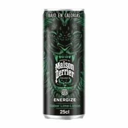 Maison Perrier Bebida Energética sabor lima-limón bajo en calorías lata 25 cl.