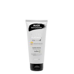 Mascarilla Ultra Platinum Deliplus cabello gris, rubio y decolorado Bote 0.2 100 ml