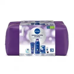 Pack Hidratación Diaria Nivea: Body 250 ml., Crema de manos 100 ml., Crema soft 100 ml., Desodorante 50 ml. y Liposan