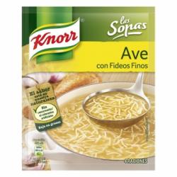 Sopa de ave con fideos finos Knorr 61 g.