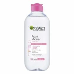 Agua micelar clásica para pieles normales todo en uno Garnier Skin Active 400 ml.