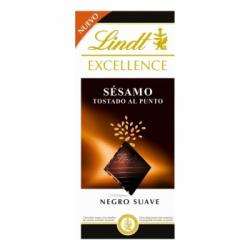 Chocolate negro con sésamo tostado Lindt Excellence 100 g.