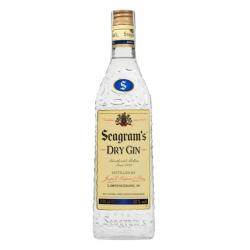 Ginebra extra dry gin Seagram's Botella 700 ml