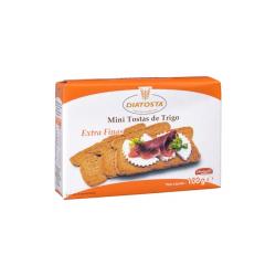 Mini tostadas de trigo Minigrill extra finas Caja 0.1 kg