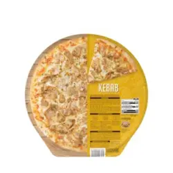Pizza Kebab con pollo asado Hacendado ultracongelada