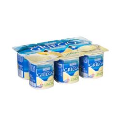 Yogur griego sabor limón Hacendado 6 ud. X 0.125 kg