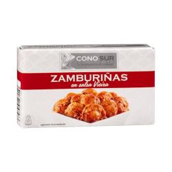 Zamburiñas en salsa de vieira Cono sur Lata 0.11 kg