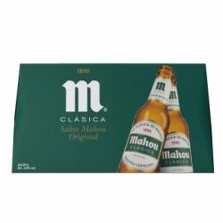 Cerveza Mahou Clásica pack de 24 botellas de 25 cl.