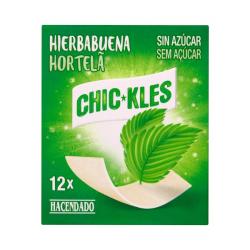 Chicle hierbabuena lámina Hacendado Paquete 0.031 100 g