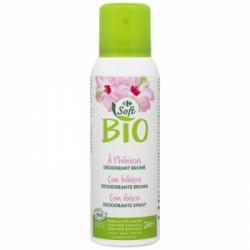 Desodorante en spray con hibisco eficacia 24h ecológico Carrefour Soft Bio 150 ml.