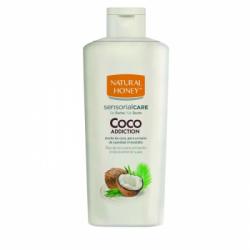 Gel de ducha con aceite de coco Natural Honey 75 ml.