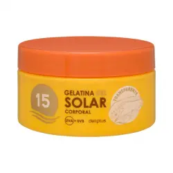 Gelatina solar corporal Deliplus FPS 15 Tarro 0.2 100 ml