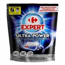 Lavavajillas a máquina en pastillas Ultra Power Carrefour Expert 50 ud.