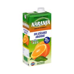 Néctar de naranja Hacendado sin azúcares añadidos Brick 1 L