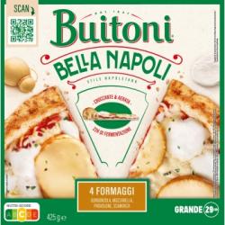 Pizza 4 quesos Bella Napoli Buitoni 425 g.