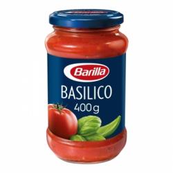 Salsa basílico Barilla sin gluten y sin lactosa tarro 400 g.