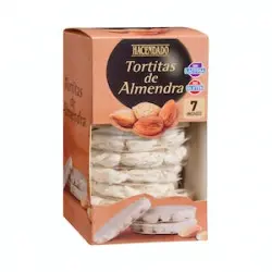 Tortitas de turrón de almendra Hacendado calidad suprema Caja 0.21 kg