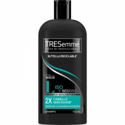Champú liso y sedoso proteínas de seda & aceite de argán para cabello seco y tendencia a encresparse Tresemmé 855 ml