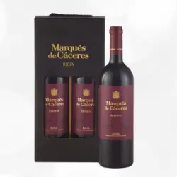 Estuche 2 Bot. Marqués De Cáceres Tinto 2017