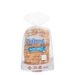 Pan de molde blanco natural rústico Hacendado 0% azúcares añadidos Paquete 0.55 kg