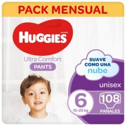 Pants ultra comfort Huggies T6 (1525 kg) 108 ud.