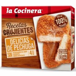 Pechuga empanada Recetas Crujientes La Cocinera 330 g.