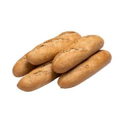 5 Barras de pan integral sin aditivos, masa madre 5 ud. X 0.125 kg