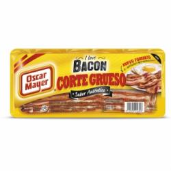 Bacon corte grueso Oscar Mayer sin gluten 175 g.