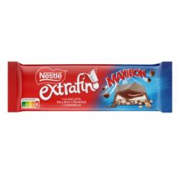 Chocolate con leche y galleta relleno de crema caramelo Maxibon Extrafino Nestlé 235 g