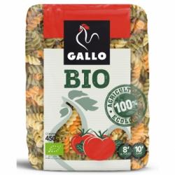 Hélices vegetales ecológicas Gallo 450 g.