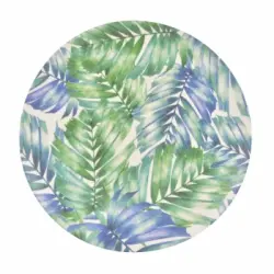 Plato Llano Bambú TABERSEO Tropical Breeze 25 cm - Decorado