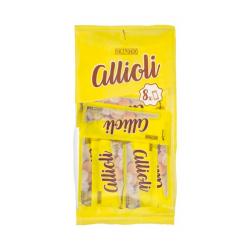 Allioli en sobres individuales Hacendado 8 sobres X 20 ml